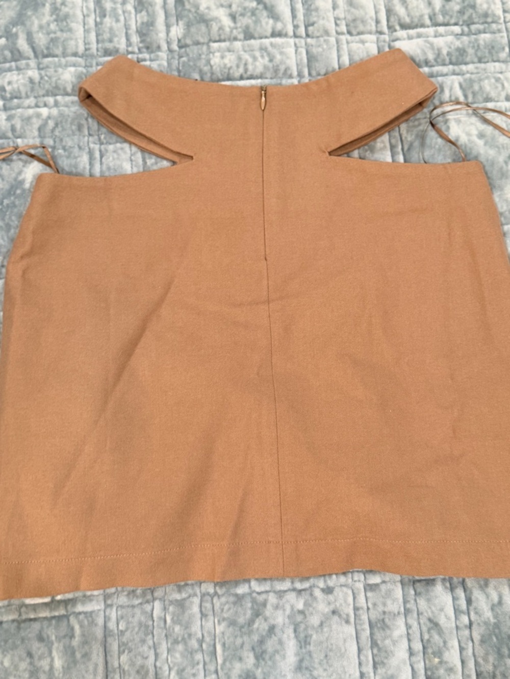 Atoir Cutout Mini Skirt in Mocha - Size XS - BNWT - Picture 6 of 7